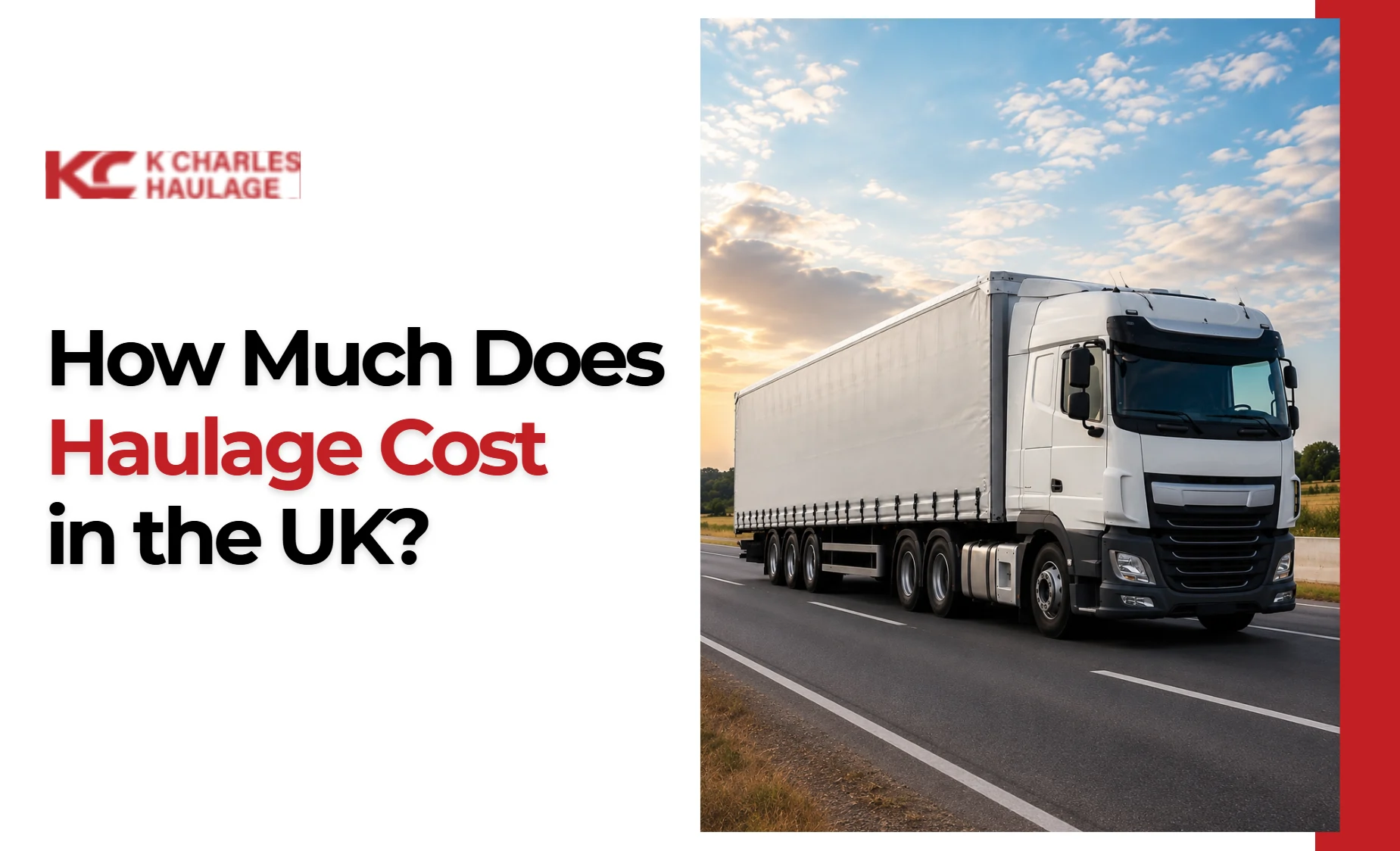 how much does haulage cost in the uk