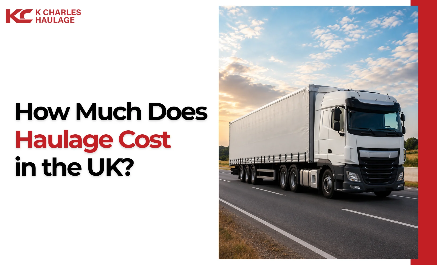 how much does haulage cost in the uk